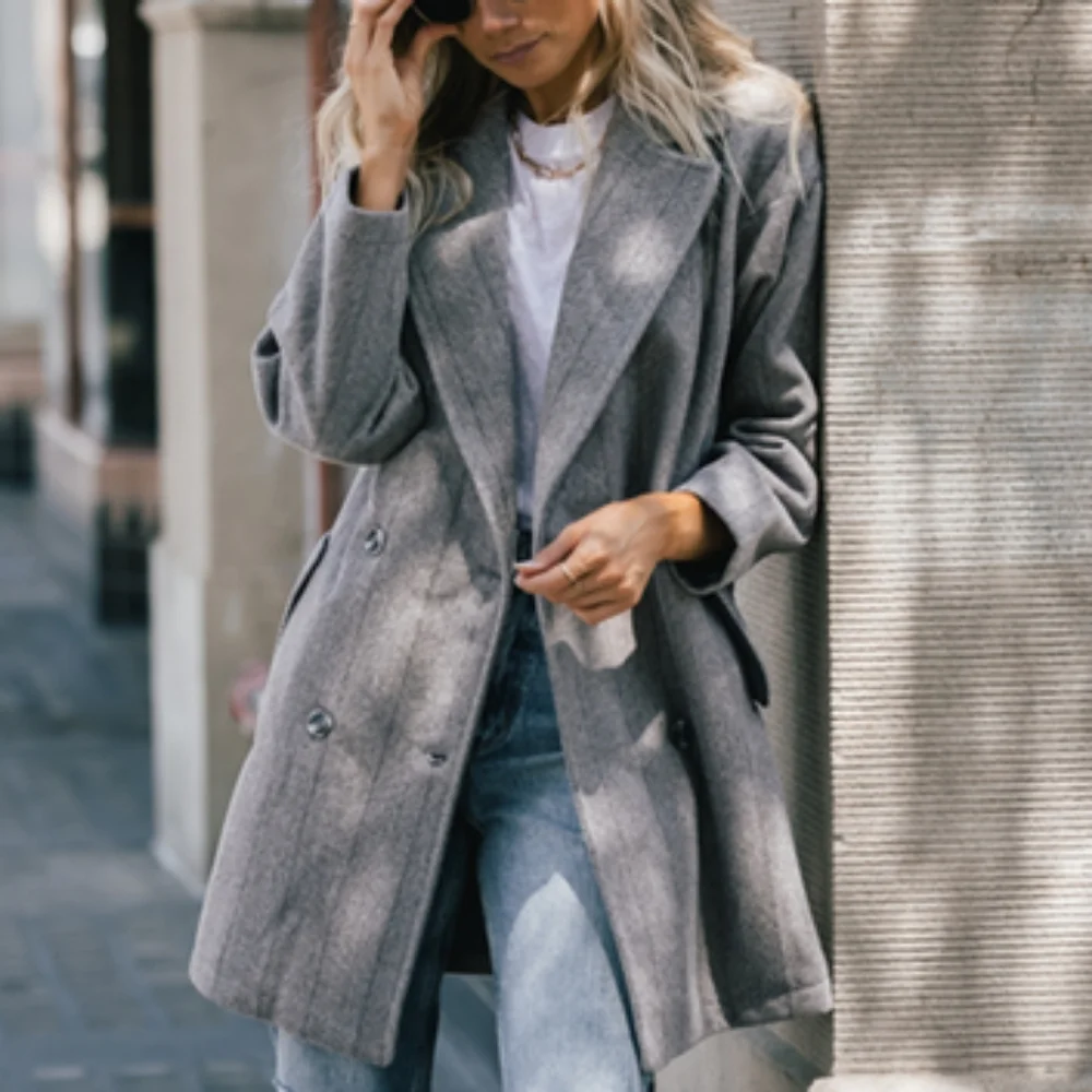 FallSALE🙀AMARYLLIS⚡ Stormi Wool Coat - Picture 3 of 9